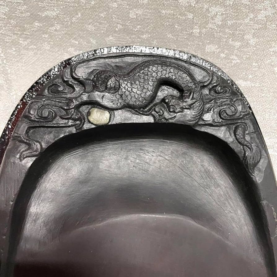硯 中国 龍 すずり 龍彫刻 中国の硯 龍の彫刻 - メルカリ